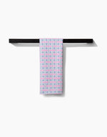 Spring Cottage Plaid Geometry Tea Towel