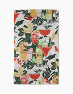 Summer Refreshments Geometry Tea Towel