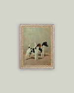 Two Fox Terriers Framed Artwork