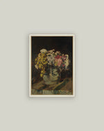 Vase of Yellow and Pink Flowers Print