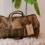 Leather Luggage Tag Susan Sontag