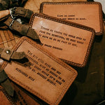 Leather Luggage Tag Alexandra Elle