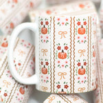 Pumpkins and Bows Mug