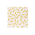 Pencil Scallop Cocktail Napkin