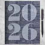 2026 Basket Weave Monthly Planner