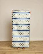 Regatta Navy Geometry Beach Towel