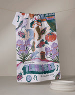 Greetings From Tennessee Geometry Tea Towel