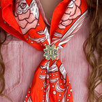 Amy Brass Bandana Slide Ring