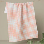 Peach Darling Geometry Tea Towel