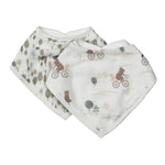 Bears On Bikes Bib Set