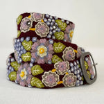 Southwest Walkabout Floral Embroidered Wool Belt