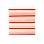 Red + Pink Striped Table Runner