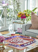 Lilac Acrylic Mahjong Rack + Pusher Set