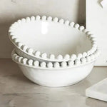 Ceramic Beaded Bowl Large