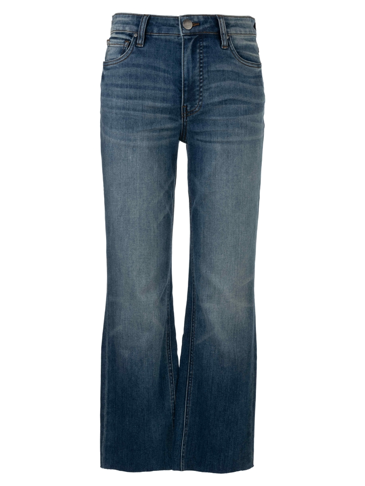 KUT Kelsey High Rise Ankle Flare Denim Jeans