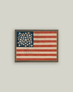 Rustic Flag Framed Art