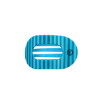 Splash Zone Flat Round Teleties Hair Clip