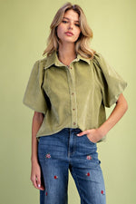 Corduroy Baby Blouse