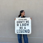 Stevie Said Hand Painted Wall Hanging