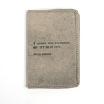 Susan Sontag Passport Cover