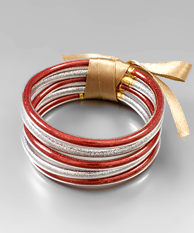 Jelly Bangle - 5 piece set