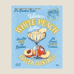Winter White Peach Bellini Frozen Cocktails
