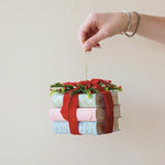 Paper Stacked Books Ornament