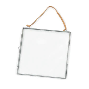 Hanging Picture Frame Suede 10"x10"