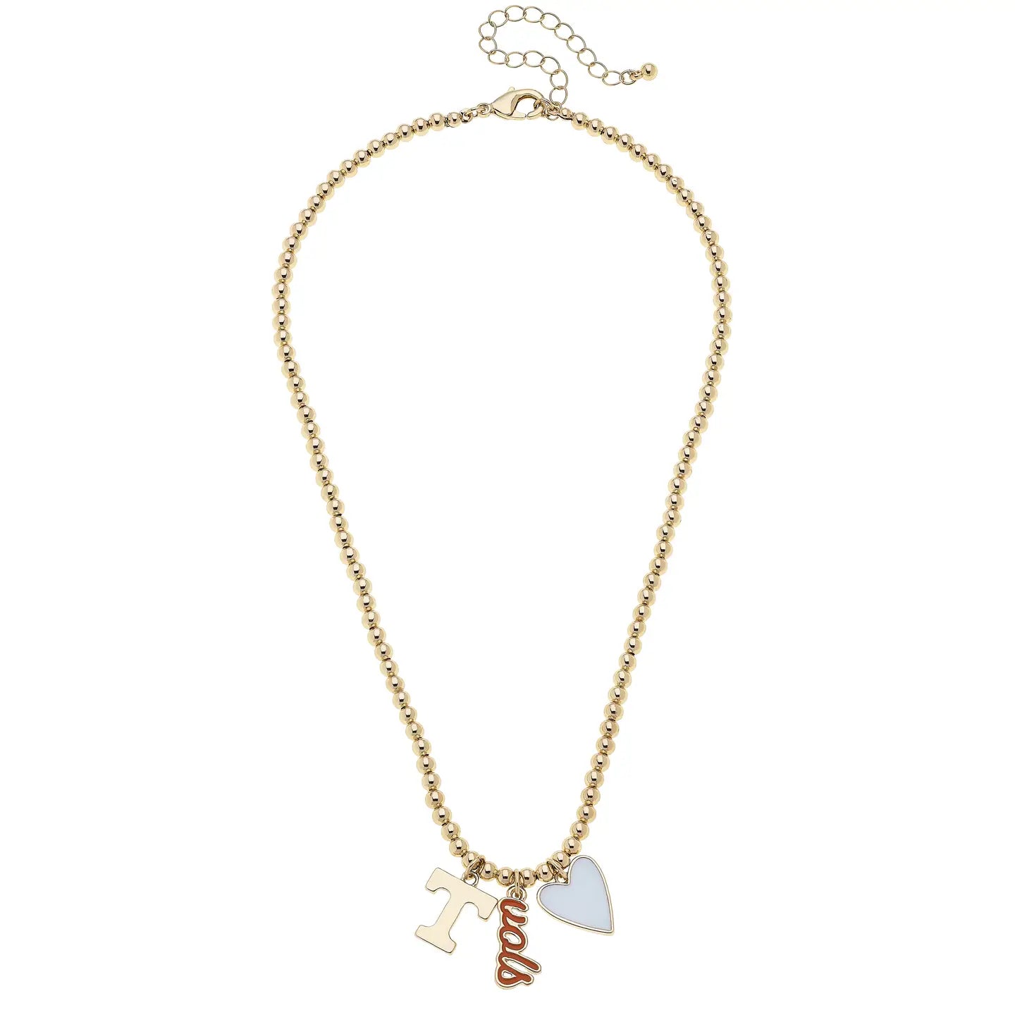 Power T Charm Necklace