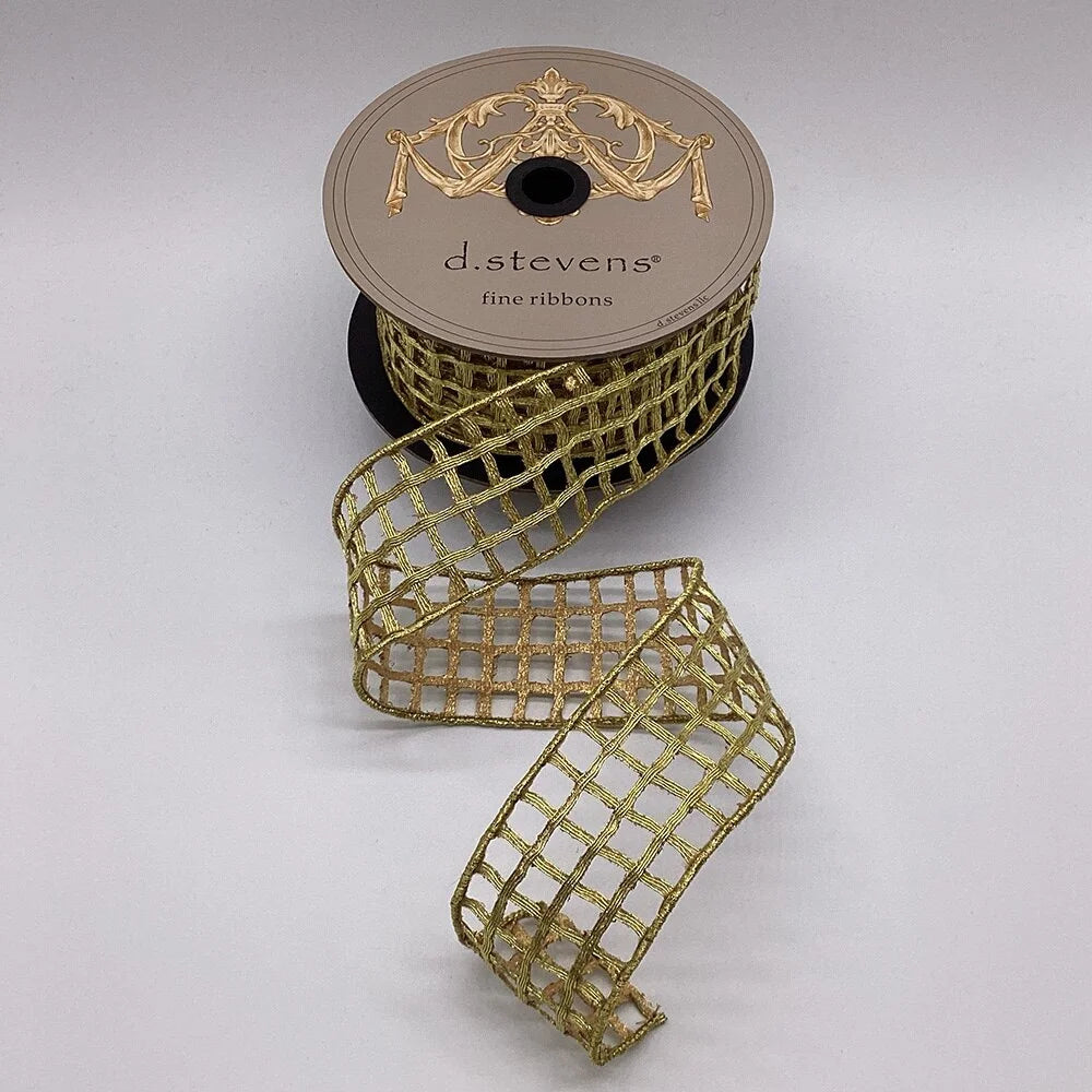 Metallic Window Pane Ribbon