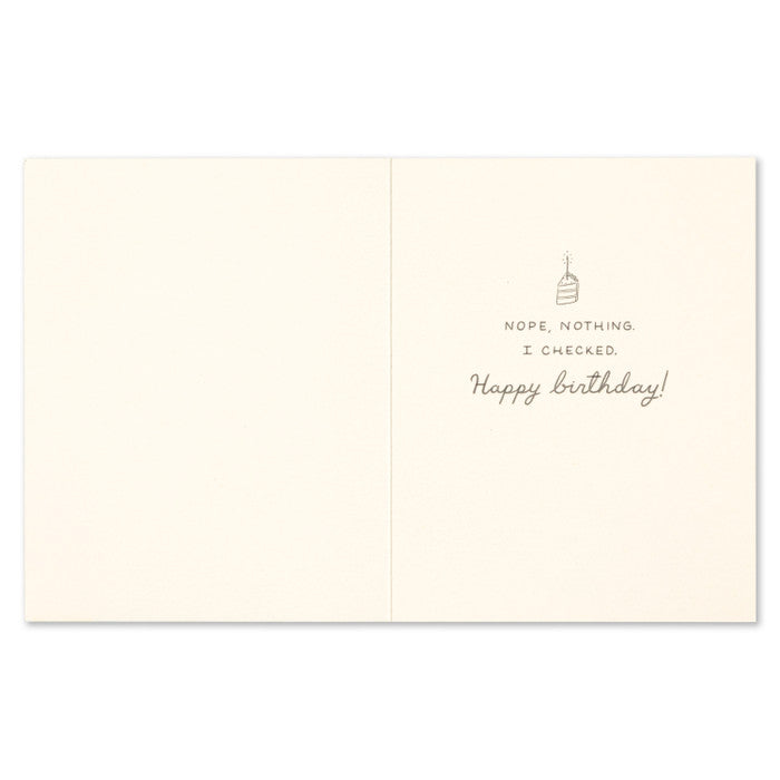 There’s Nothing Better Birthday Card