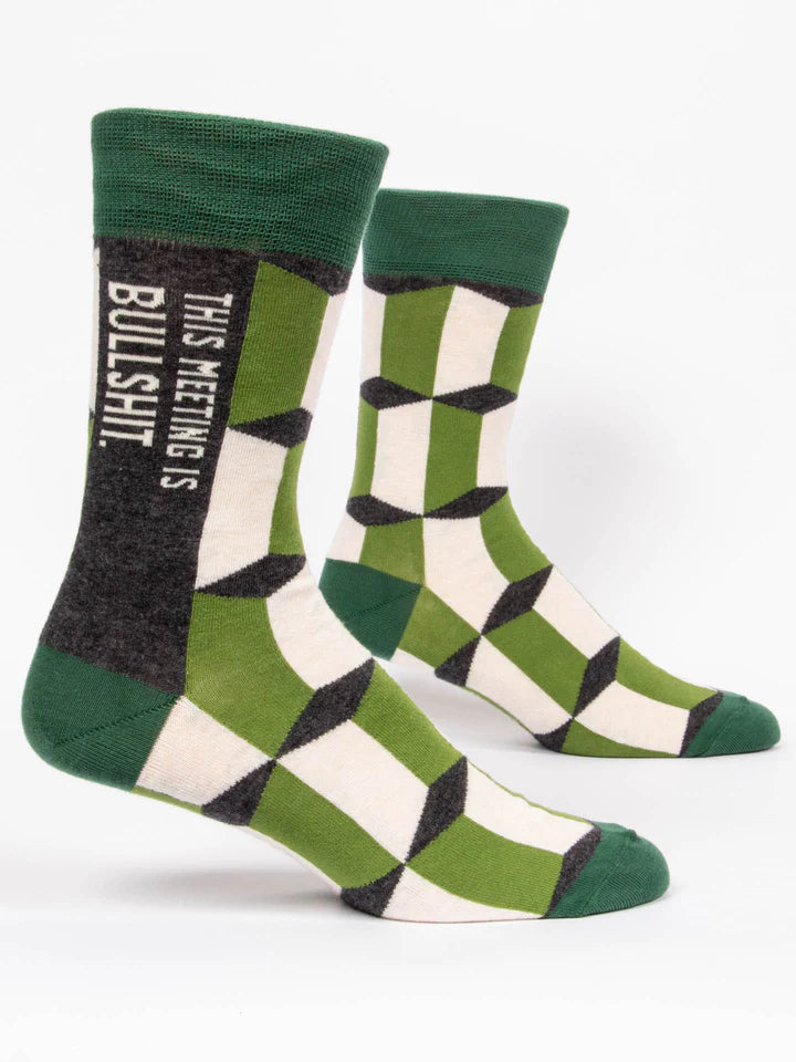 Meeting Is Bullshit Crew Socks