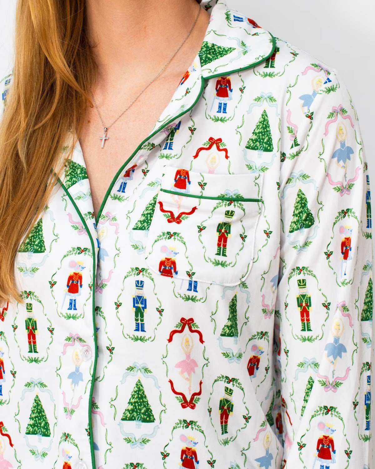 Nutcracker Waltz Long Sleeve Button Up Shirt