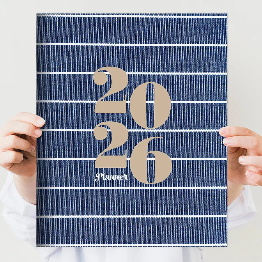 2026 Denim Monthly Planner