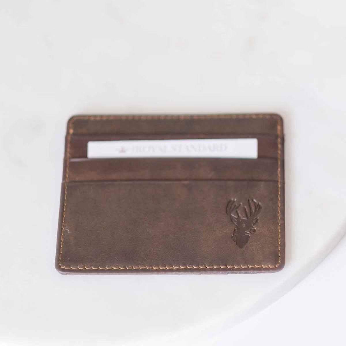 Leather Embossed Slim Wallet