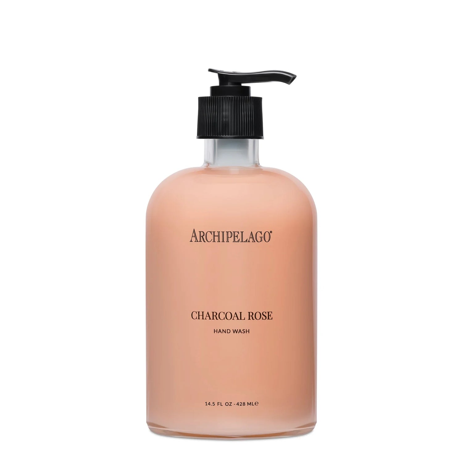 Archipelago Charcoal Rose Hand Wash - Glass Bottle