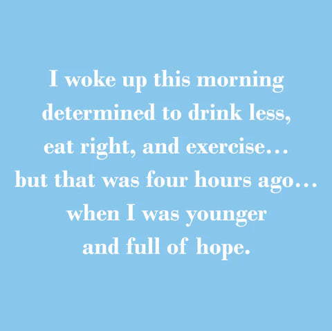 Cocktail Napkin Woke Up this Morning