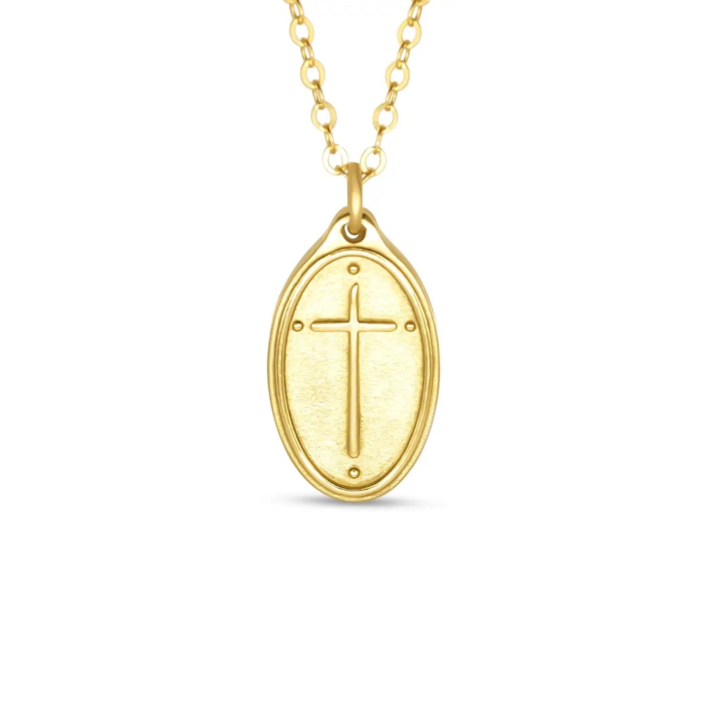 Romans 5:8 Madison Sterling Necklace