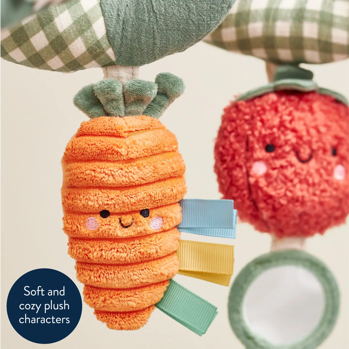 Spiral Veggie Car Seat Toy