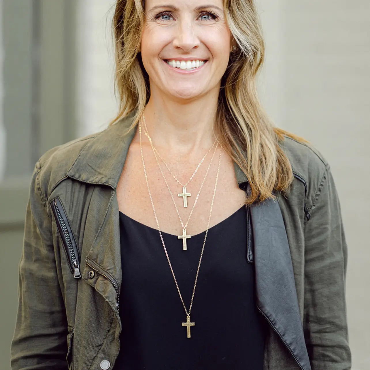 Titus 3:4-5 Madison Sterling Necklace