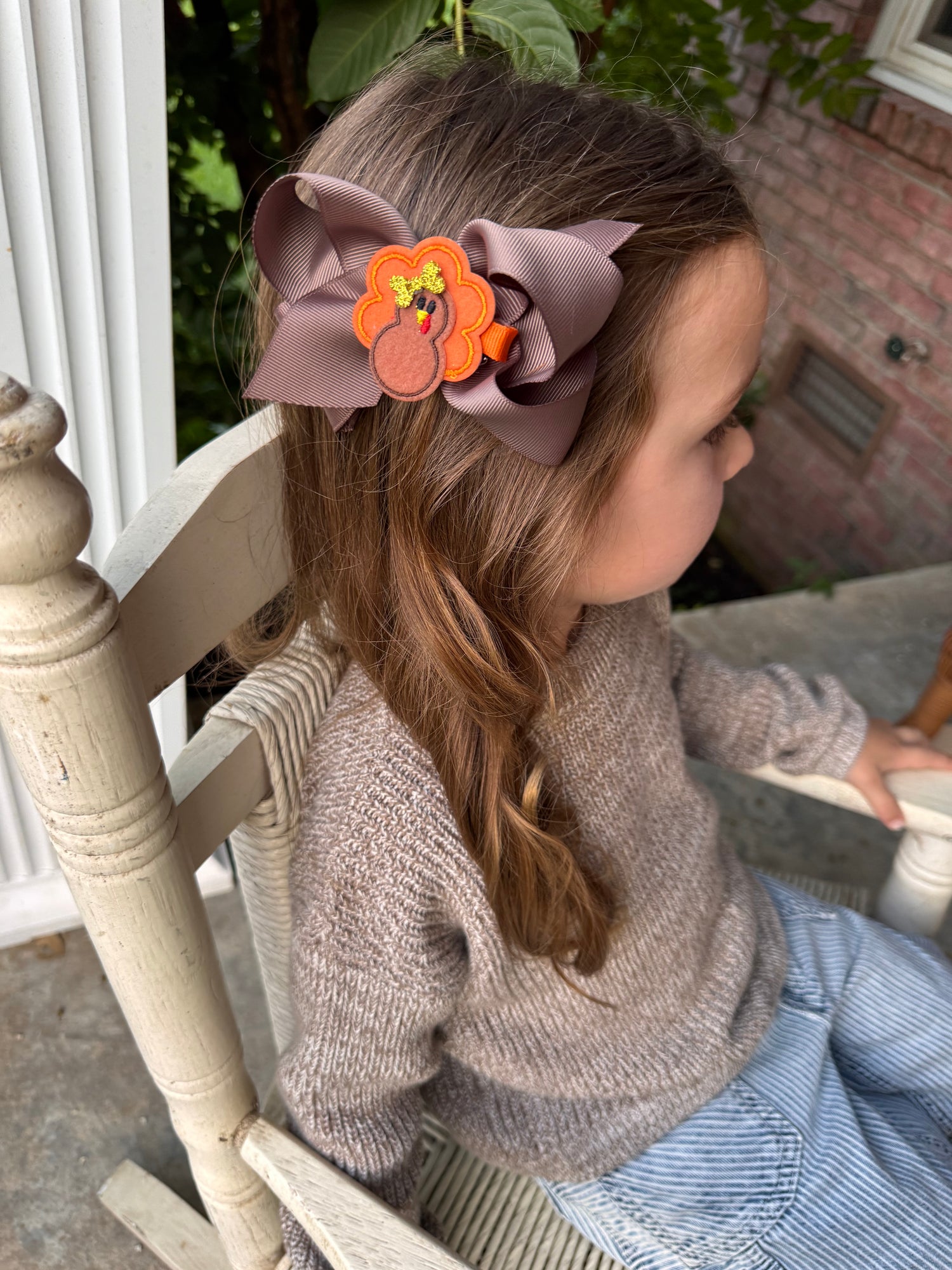 Felt Fall Themed Hair Clip