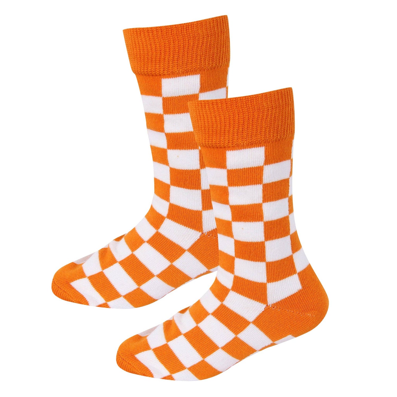 Kids Orange and White Socks