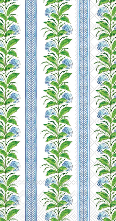 Hydrangea Stripe Paper Guest Towels