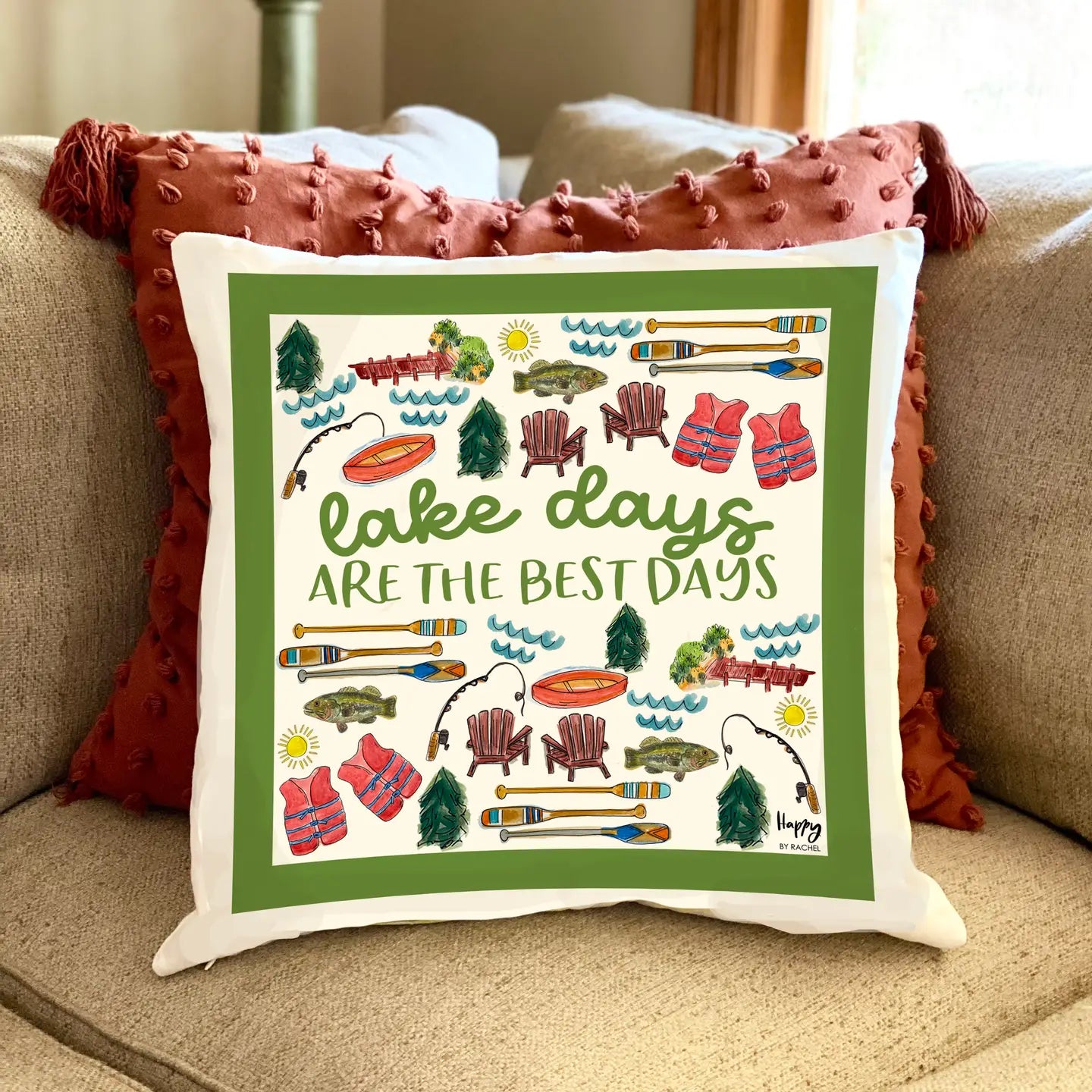 Lake Days Pillow