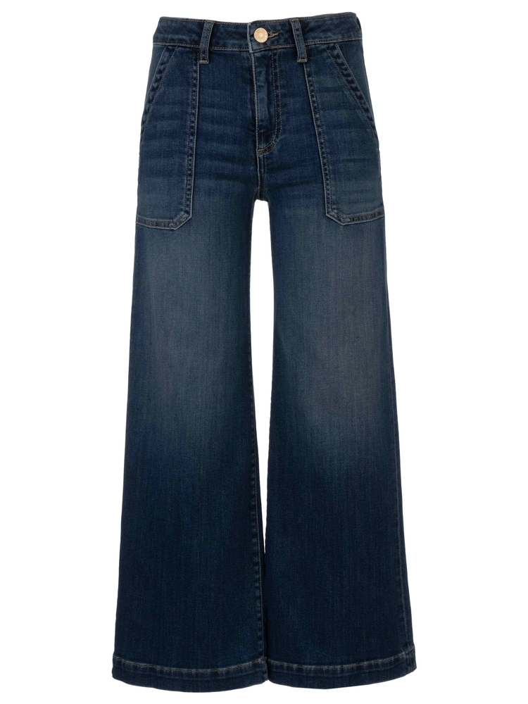 KUT Charlotte Pork Chop Hem Jeans