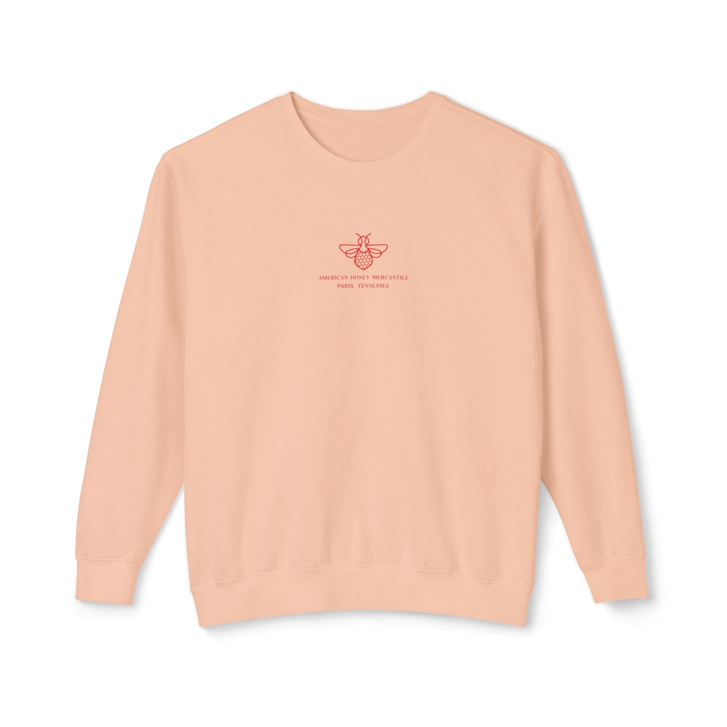 Minimal Bee Logo Sweatshirt in Red