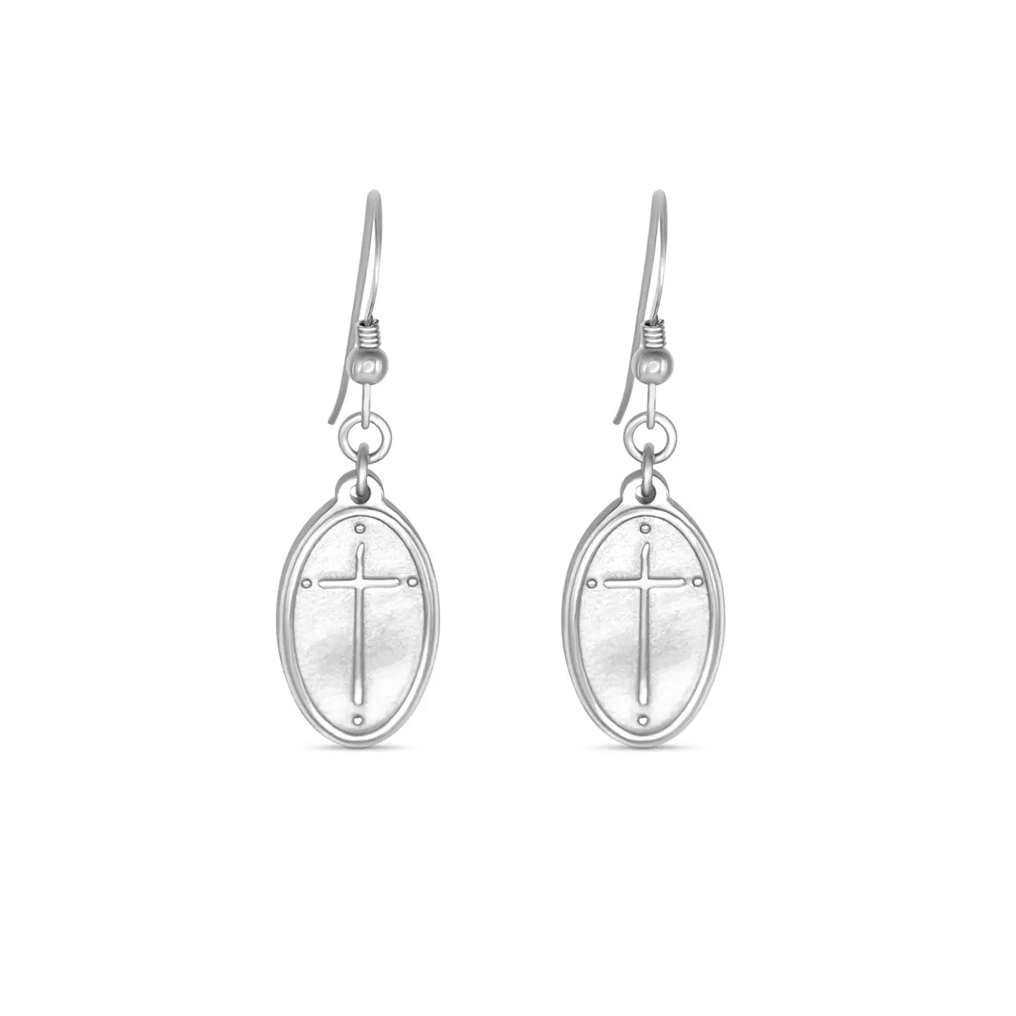 Romans 5:8 Madison Sterling Silver Earrings