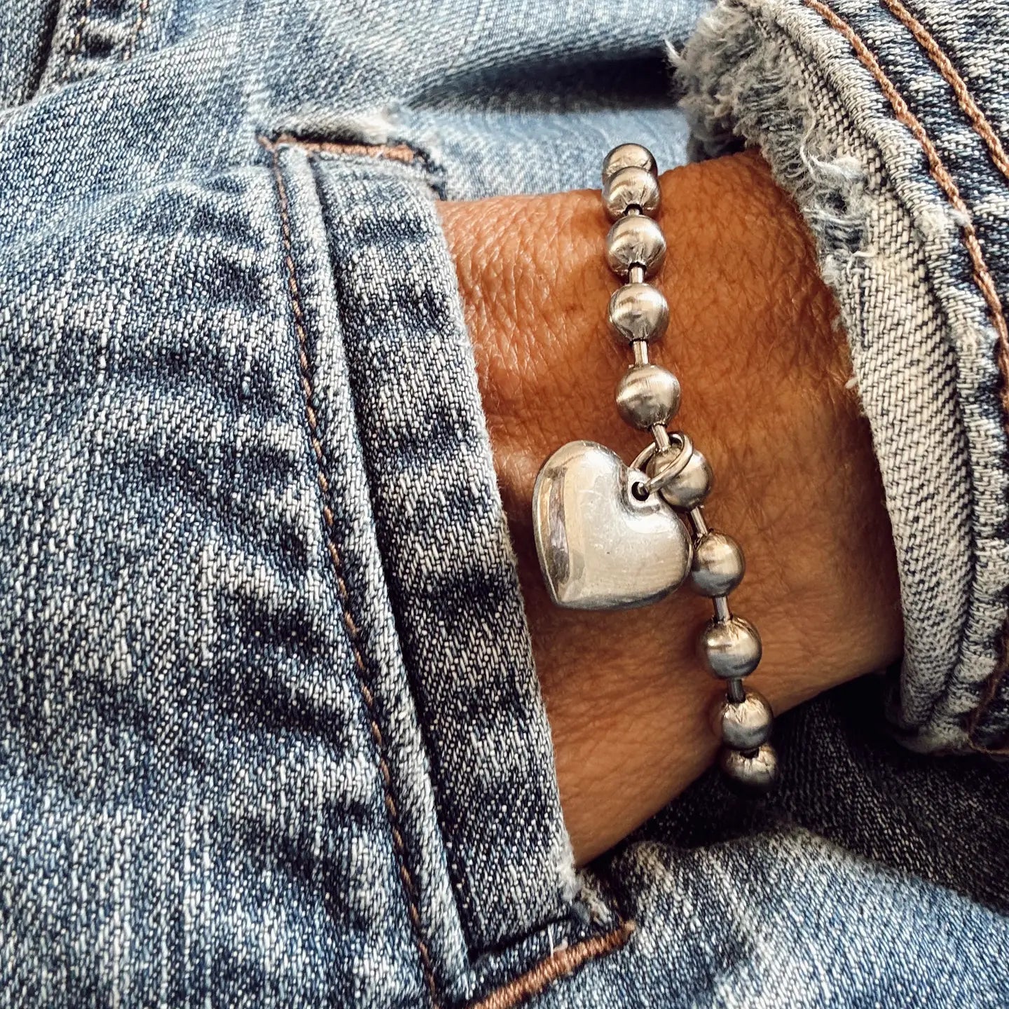 Heart Charm Bracelet