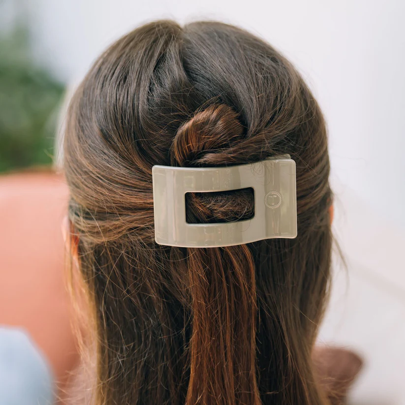 Small Flat Rectangle Clip Teleties