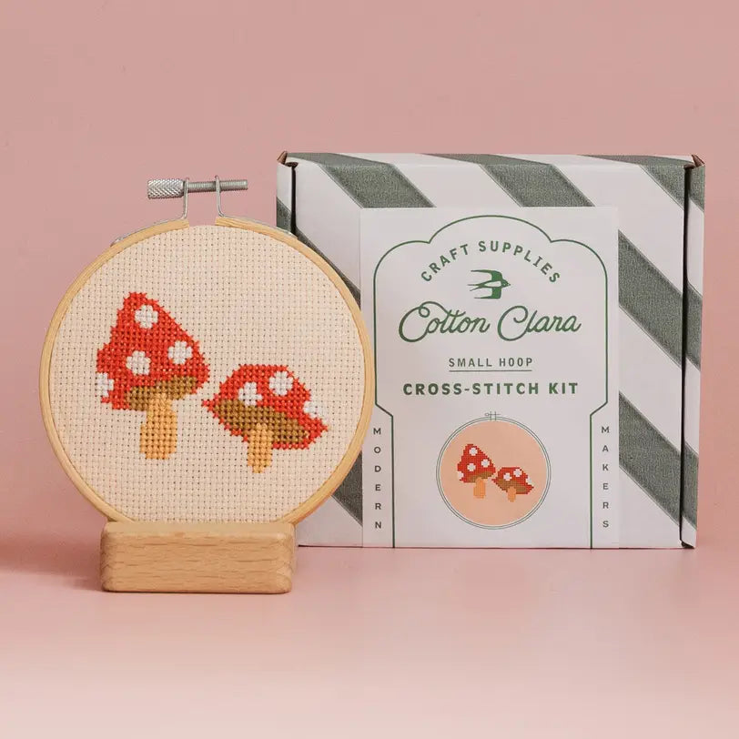 Toadstool Cross Stitch Kit